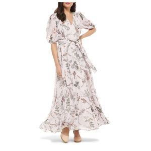 GalMeetsGlam Phoebe Floral Puff Sleeve Dress 4